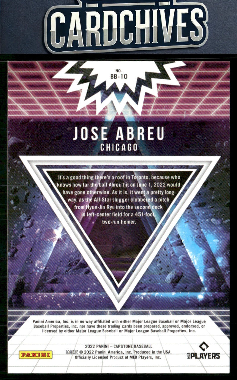 Jose Abreu 2022 Panini Capstone #BB-10 Big Bang