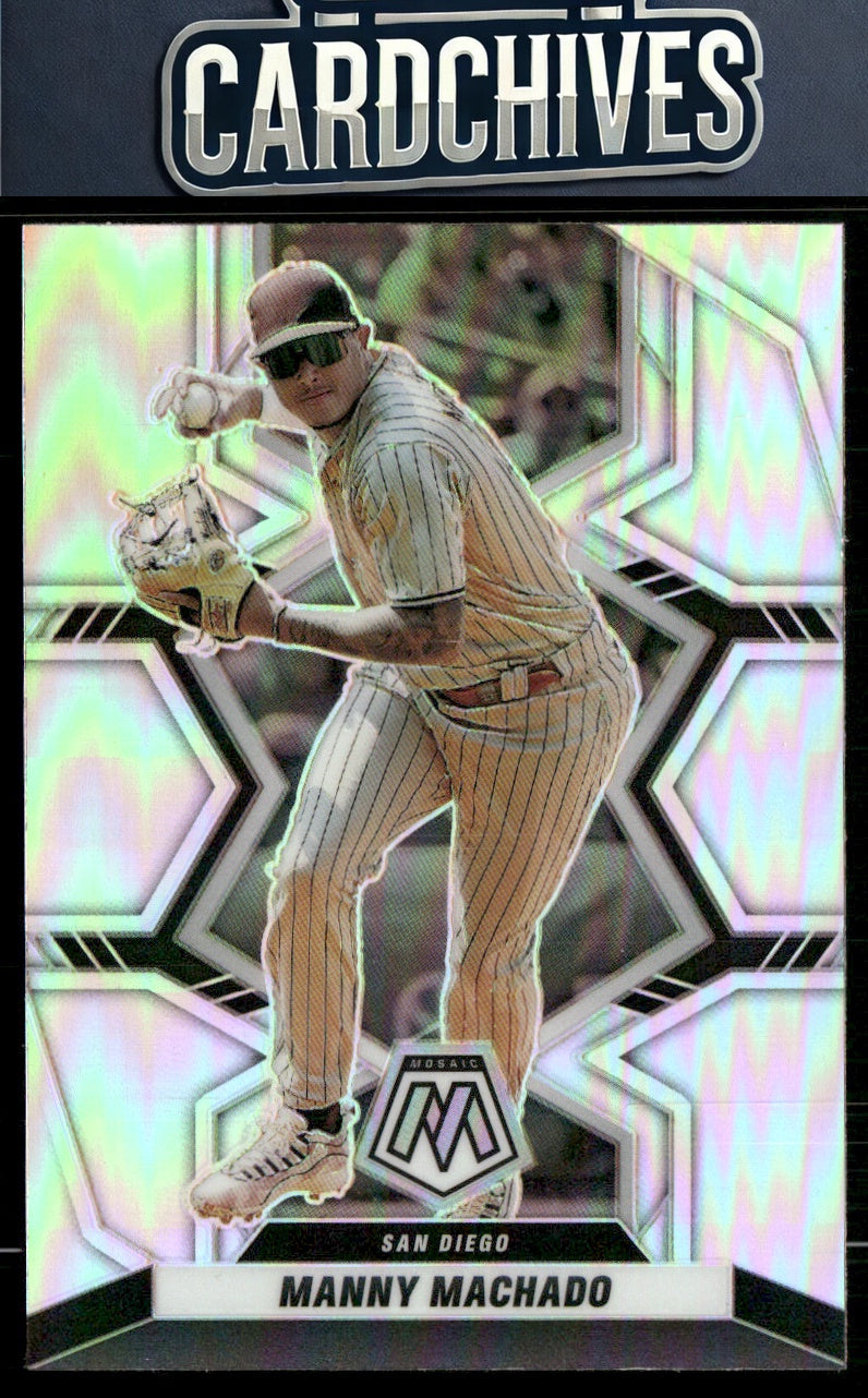 Manny Machado 2022 Panini Mosaic #57 Silver Prizm