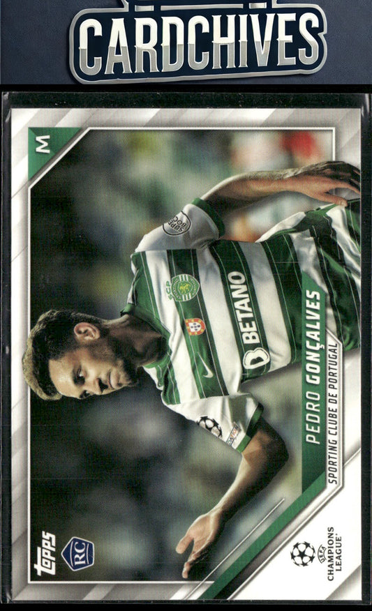 Pedro Gonçalves 2021-22 Topps UEFA Champions League #61 Rookie