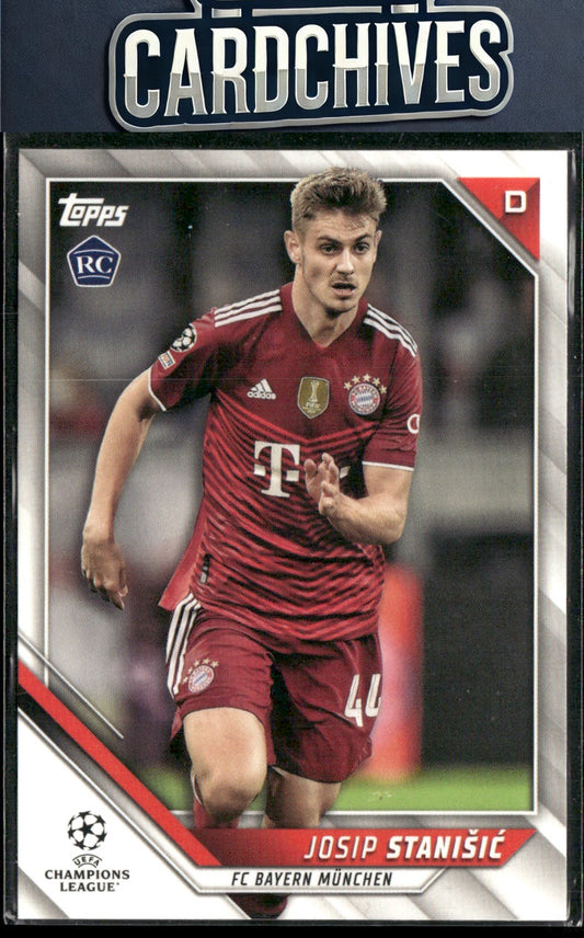 Josip Stanišić 2021-22 Topps UEFA Champions League #3 Rookie