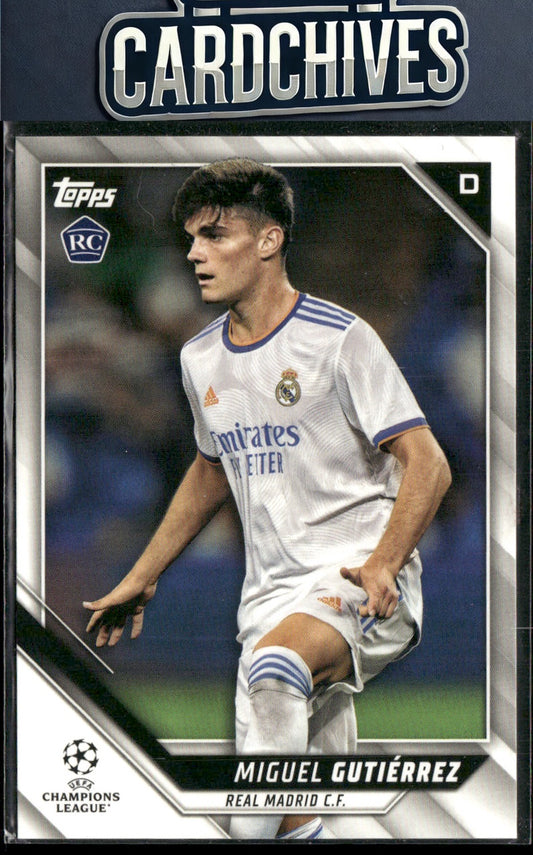 Miguel Gutiérrez 2021-22 Topps UEFA Champions League #166 Rookie