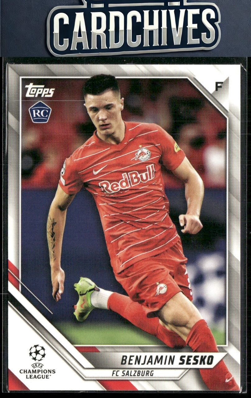 Benjamin Sesko 2021-22 Topps UEFA Champions League #161 Rookie