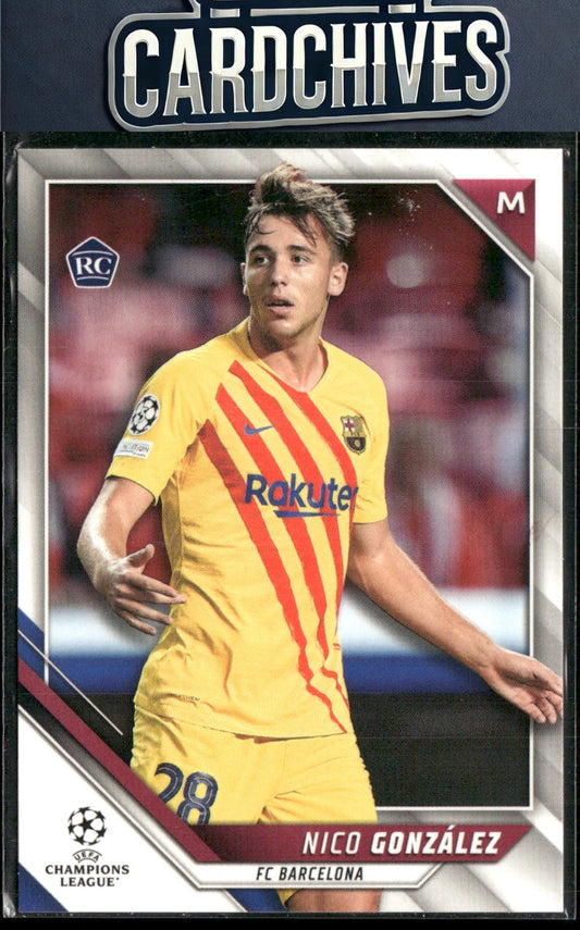 Nico González 2021-22 Topps UEFA Champions League #107 Rookie