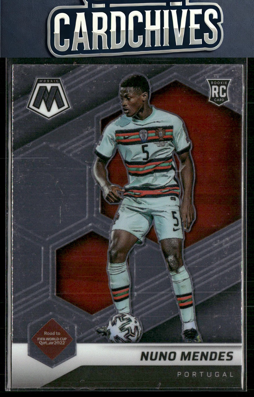 Nuno Mendes 2021-22 Panini Mosaic Road to FIFA World Cup #111 RC