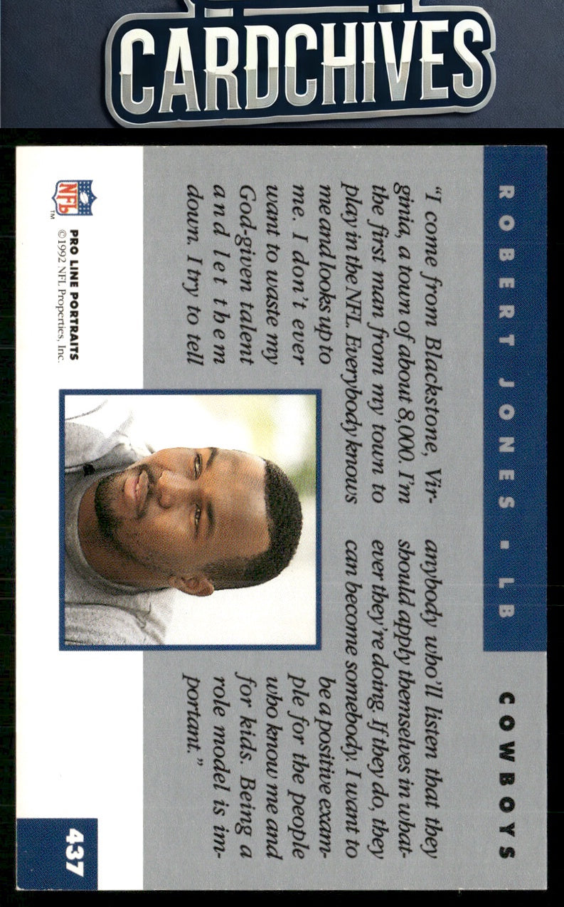 Robert Jones 1992 Pro Line Portraits #437 RC