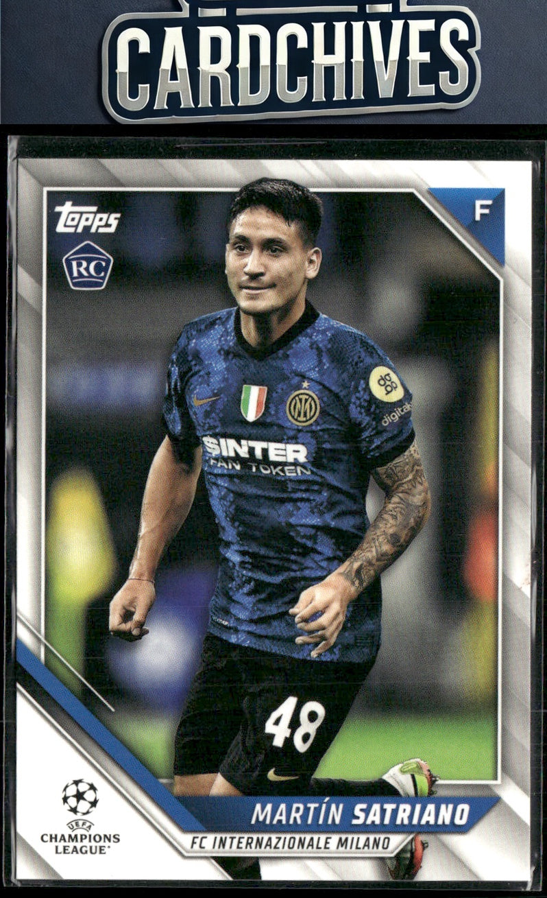 Martín Satriano 2021-22 Topps UEFA Champions League #40 Rookie