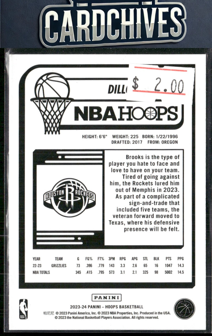 Dillon Brooks 2023-24 Hoops #187 Blue
