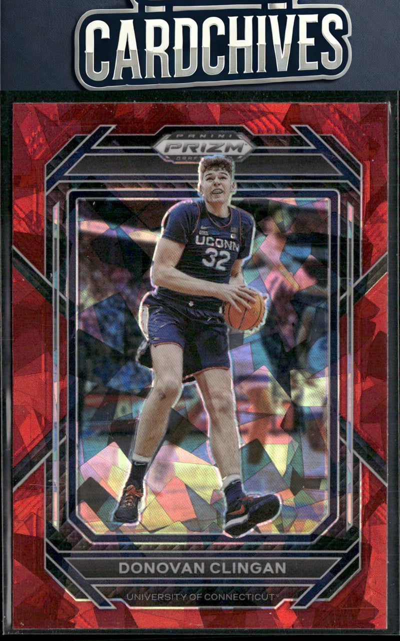 Donovan Clingan 2023 Panini Prizm Draft Picks #48 Red Ice