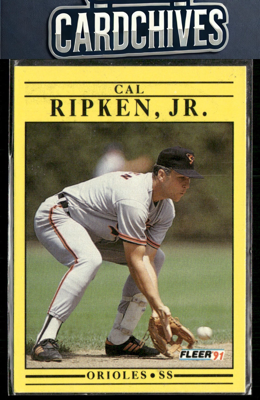 Cal Ripken, Jr. 1991 Fleer #490