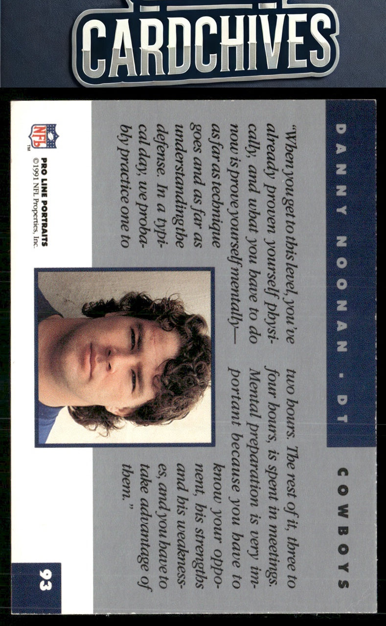 Danny Noonan 1991 Pro Line Portraits #93