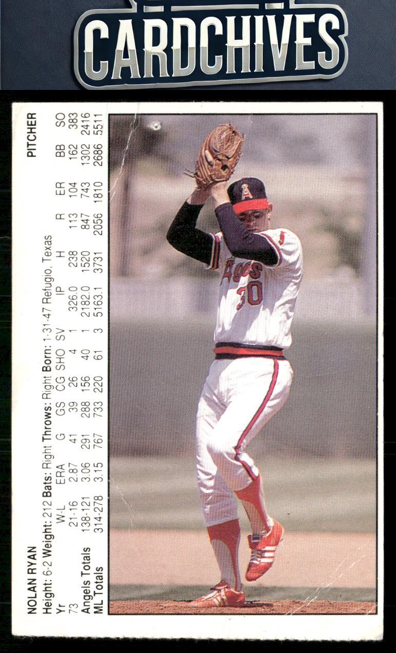 Nolan Ryan 1992 Sportmart Rawlings Nolan Ryan Pin SGA #NNO : Green Background