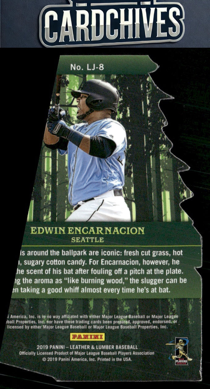 Edwin Encarnacion 2019 Panini Leather & Lumber #LJ-8 Lumberjacks