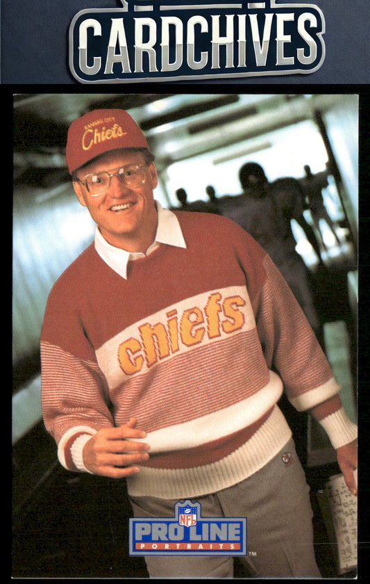 Marty Schottenheimer 1991 Pro Line Portraits #181