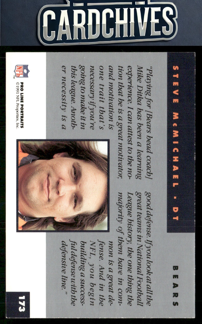 Steve McMichael 1991 Pro Line Portraits #173