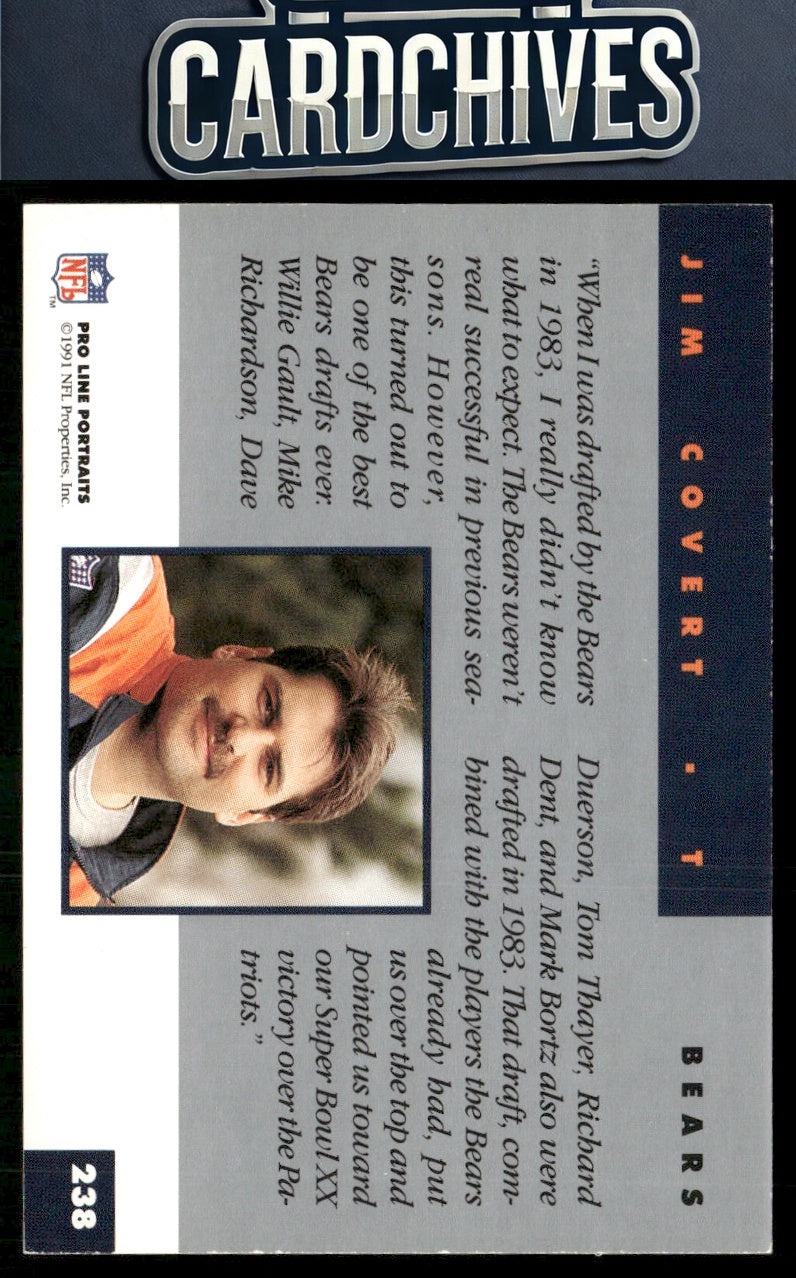 Jim Covert 1991 Pro Line Portraits #238