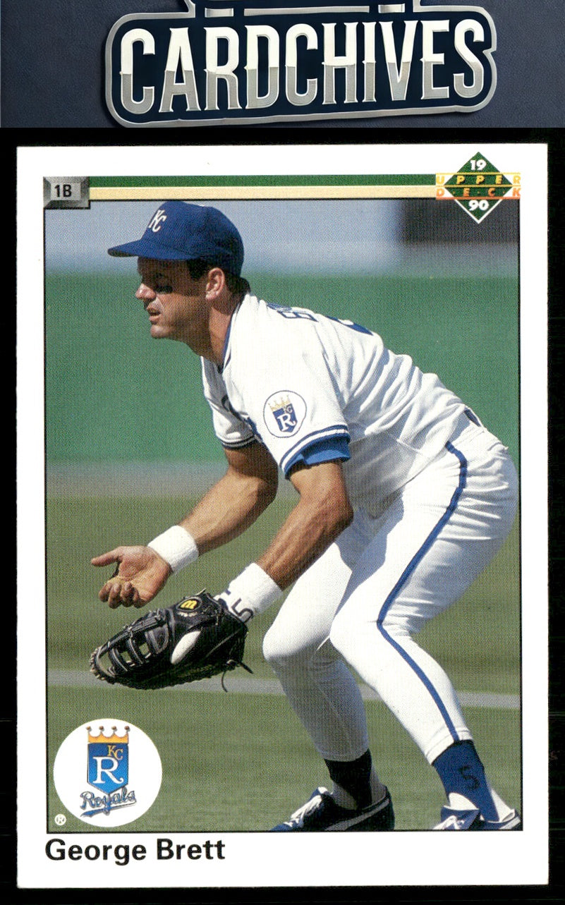 George Brett 1990 Upper Deck #124b