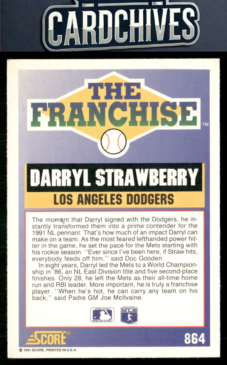 Darryl Strawberry 1991 Score #864
