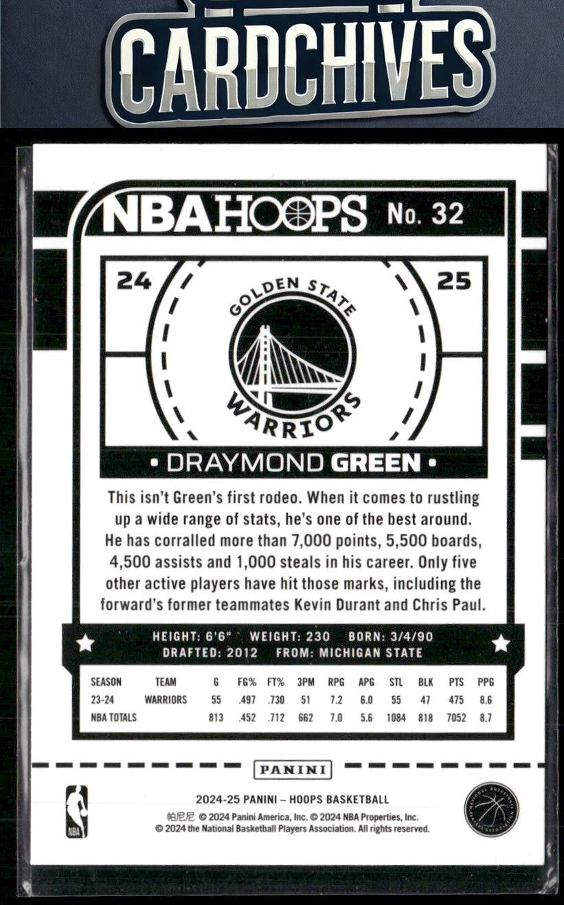 Draymond Green 2024-25 Hoops #32 Blue