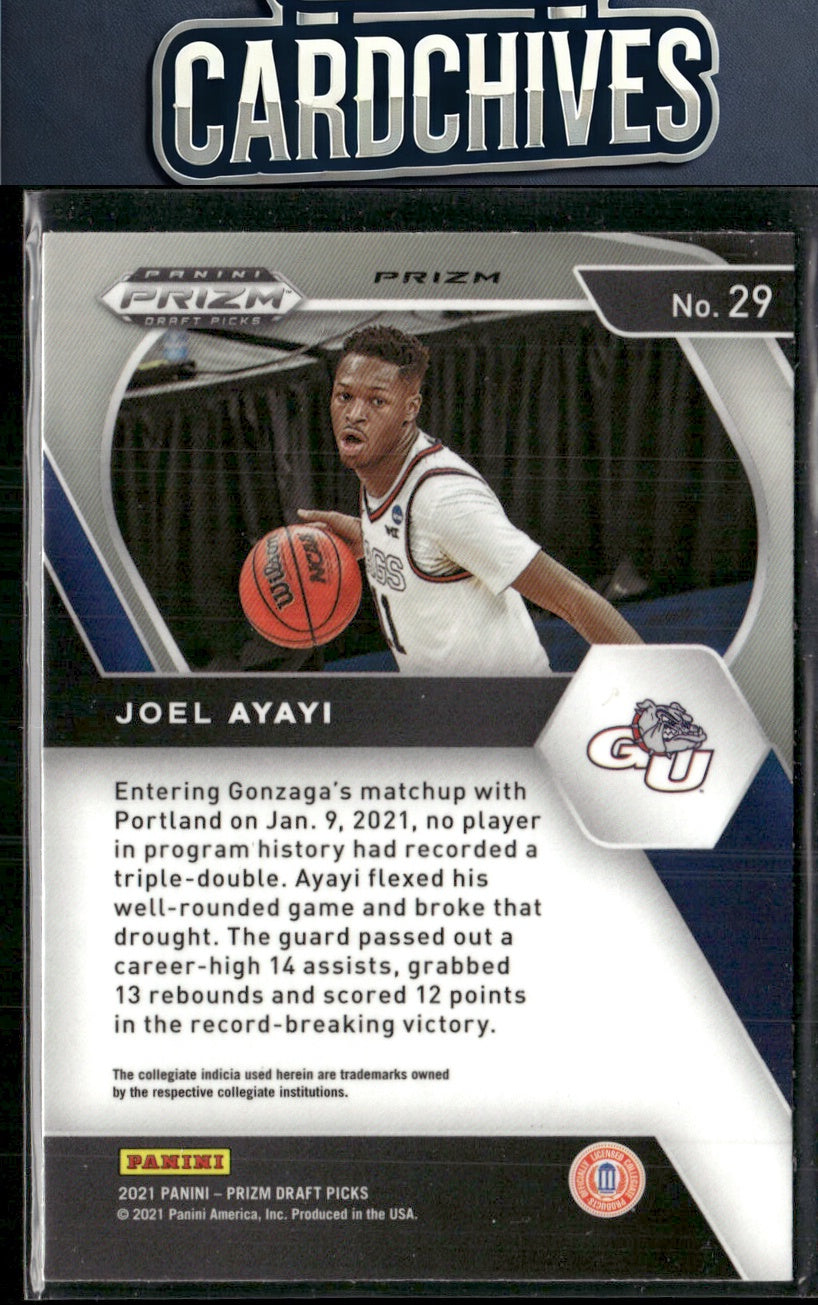 Joel Ayayi 2021 Panini Prizm Draft Picks #29 Red Pulsar