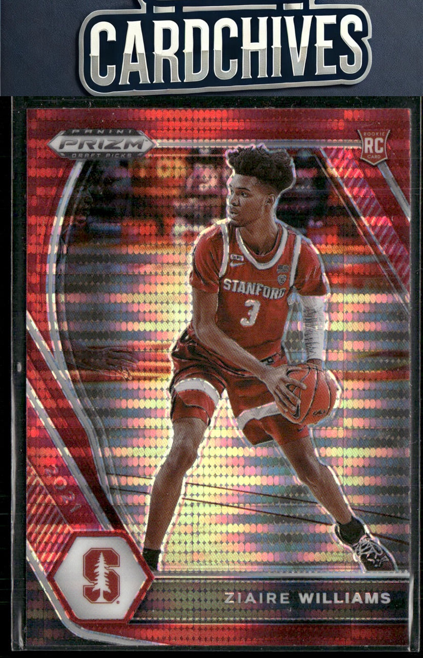 Ziaire Williams 2021 Panini Prizm Draft Picks #15 Red Pulsar
