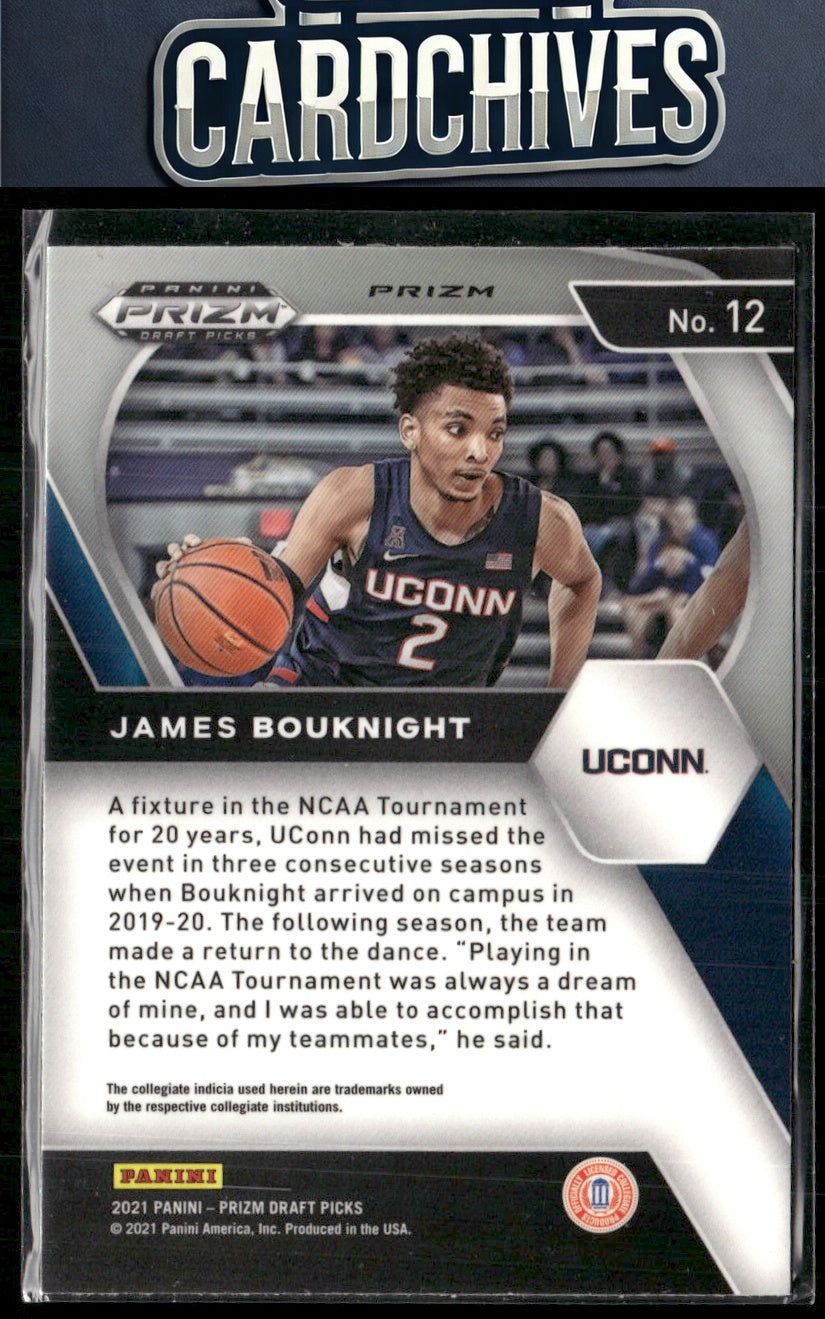 James Bouknight 2021 Panini Prizm Draft Picks #12b Red Pulsar