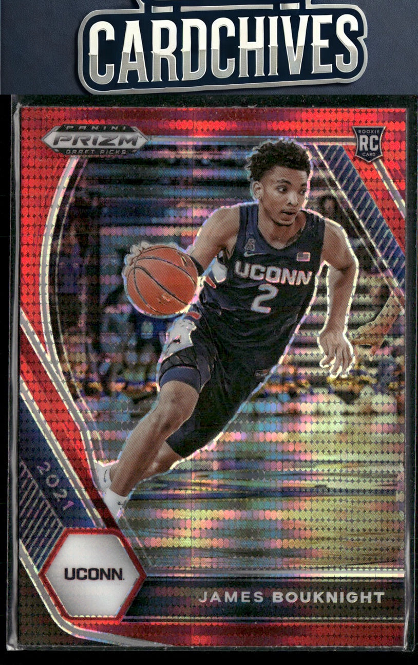 James Bouknight 2021 Panini Prizm Draft Picks #12b Red Pulsar