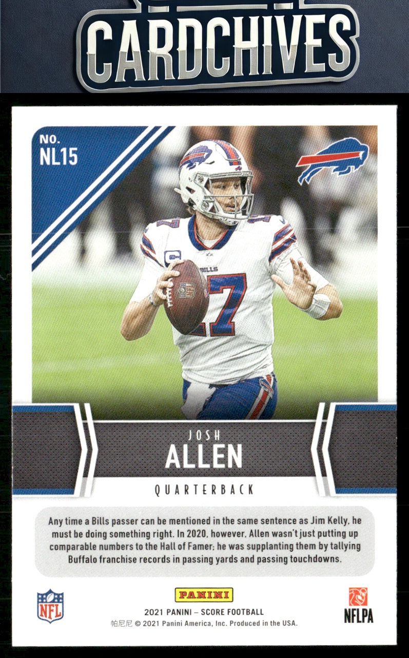 Josh Allen 2021 Score #NL15 Next Level Stats