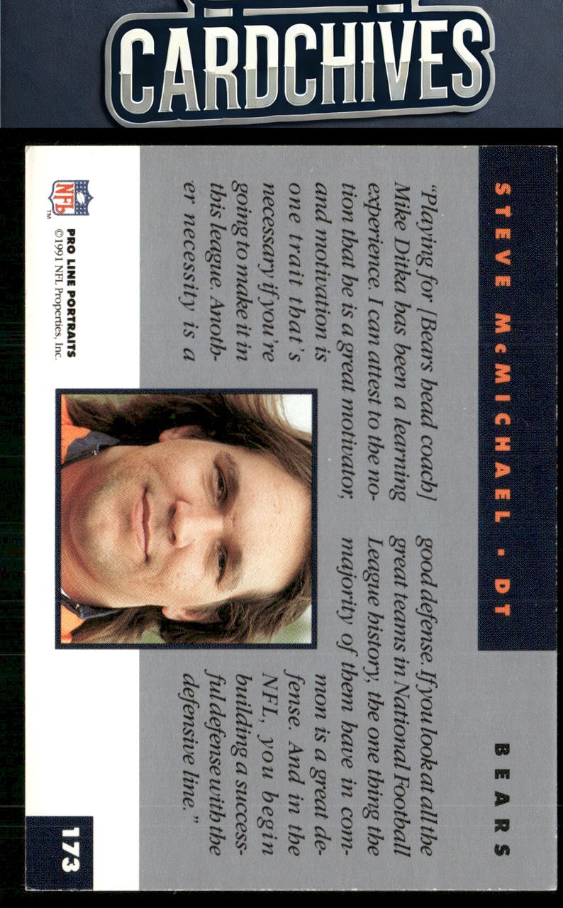 Steve McMichael 1991 Pro Line Portraits #173