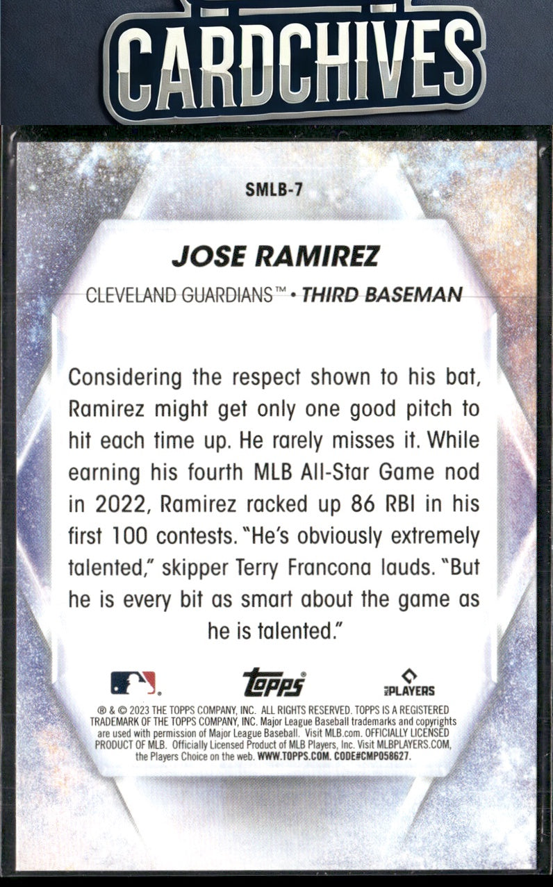 José Ramírez 2023 Topps #SMLB-7 Stars of MLB