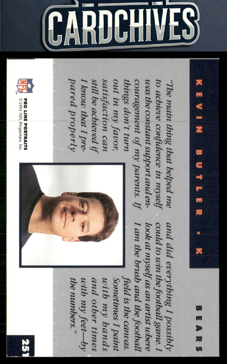 Kevin Butler 1991 Pro Line Portraits #251