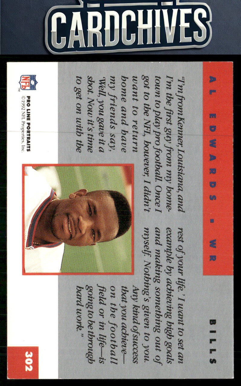 Al Edwards 1992 Pro Line Portraits #302