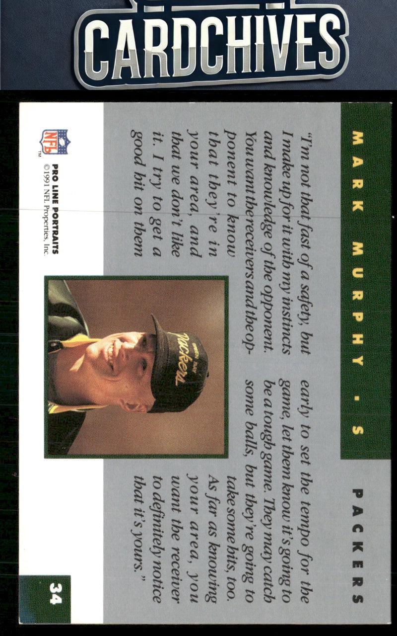 Mark Murphy 1991 Pro Line Portraits #34