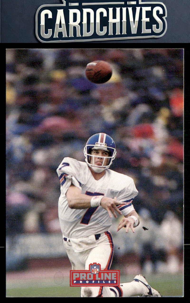 John Elway 1992 Pro Line Profiles #228
