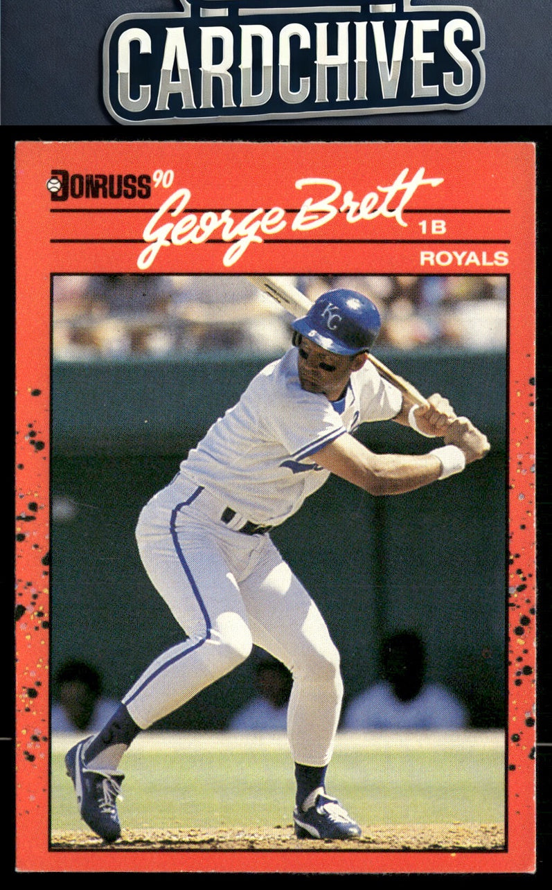 George Brett 1990 Donruss #144c