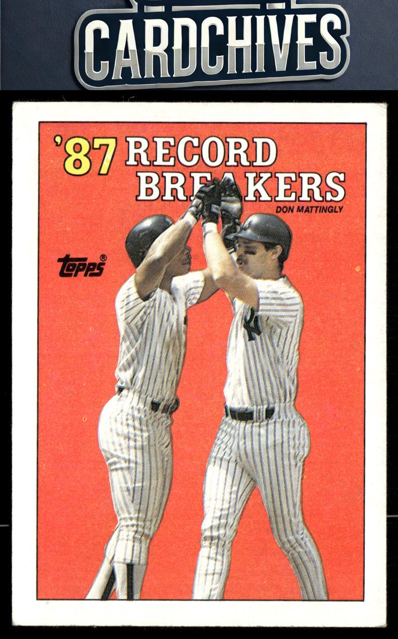 Don Mattingly 1988 Topps #2