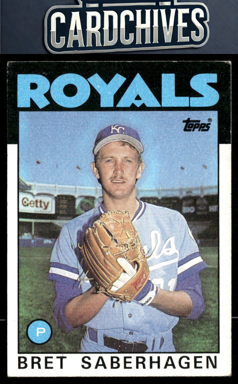 Bret Saberhagen 1986 Topps #487