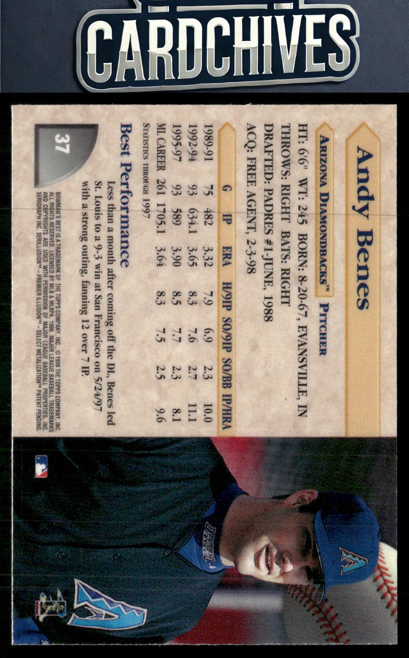Andy Benes 1998 Bowman's Best #37