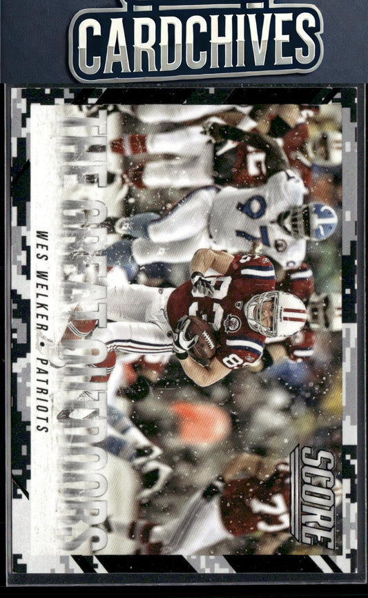 Wes Welker 2015 Score #7 The Great Outdoors Night Camo