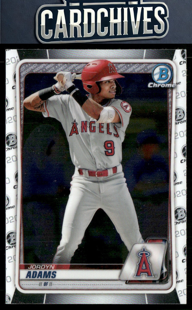 Jordyn Adams 2020 Bowman Draft #BD-193 Chrome
