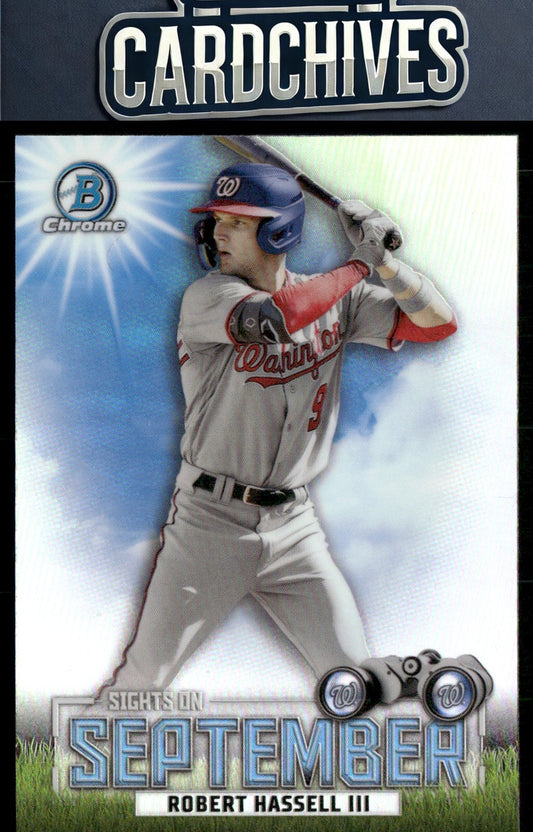 Robert Hassell III 2023 Bowman #SOS-13 Sights on September