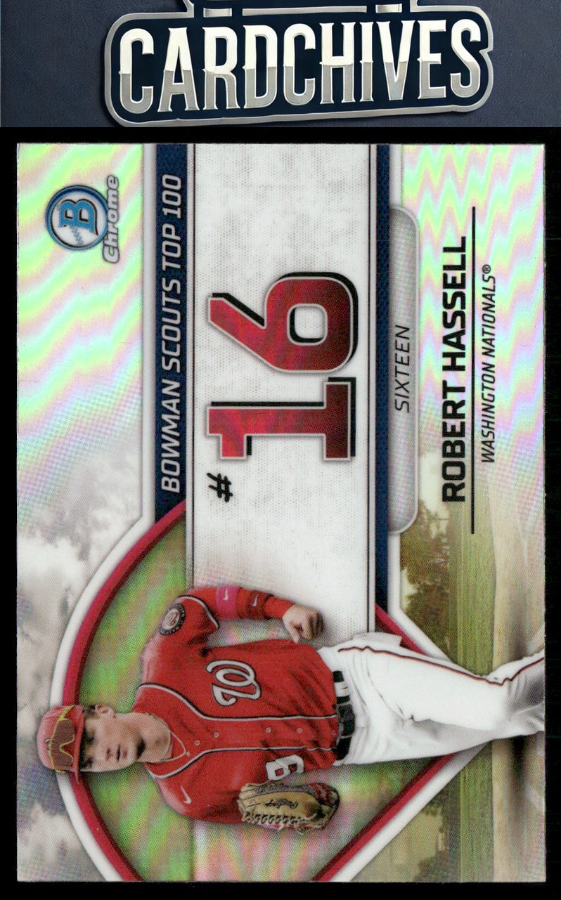 Robert Hassell 2023 Bowman #BTP-16 Bowman Scouts Top 100