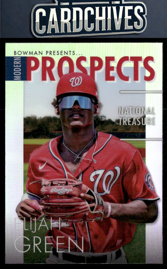 Elijah Green 2023 Bowman #MP-20 Modern Prospects