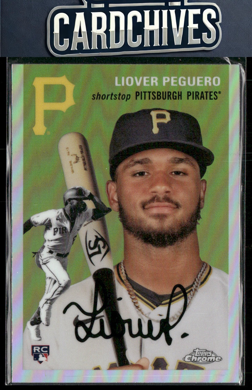 Liover Peguero 2023 Topps Chrome Platinum Anniversary #40 Refractors RC RC