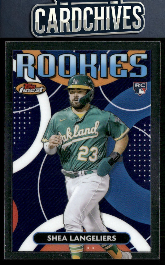 Shea Langeliers 2023 Finest #FRD-6 Finest Rookies Design Variation