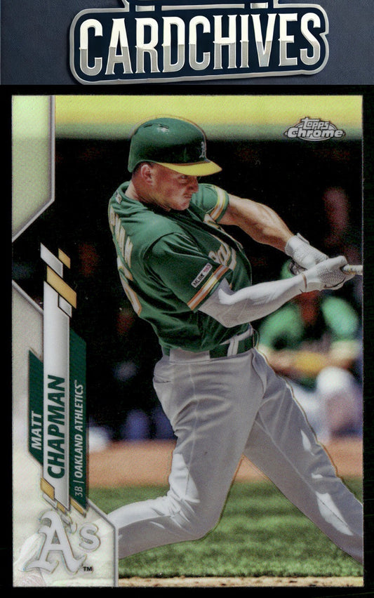 Matt Chapman 2020 Topps Chrome #193 Refractor