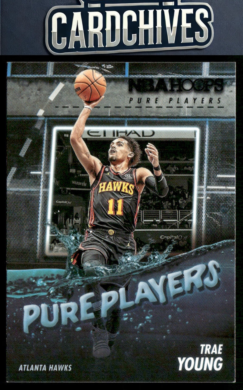 Trae Young 2023-24 Hoops Winter #10 Pure Players