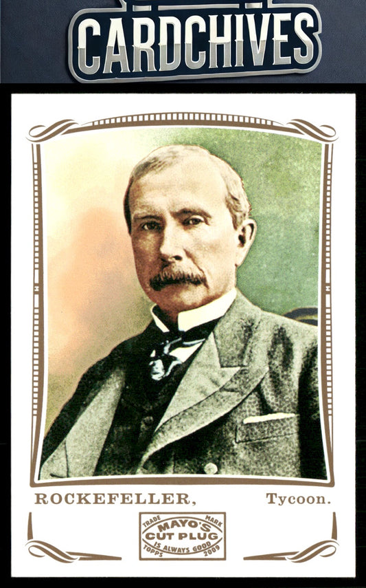 John D. Rockefeller 2009 Topps Mayo #266
