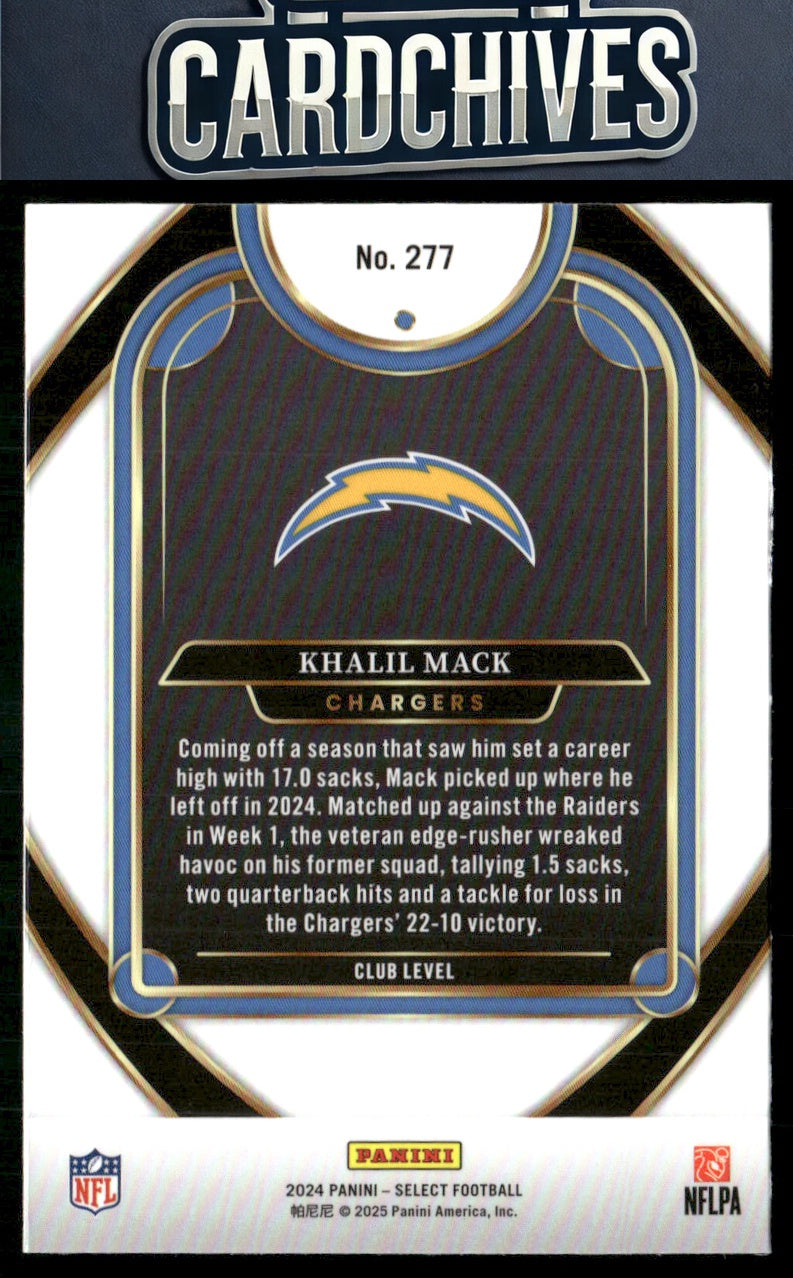Khalil Mack 2024 Panini Select #277