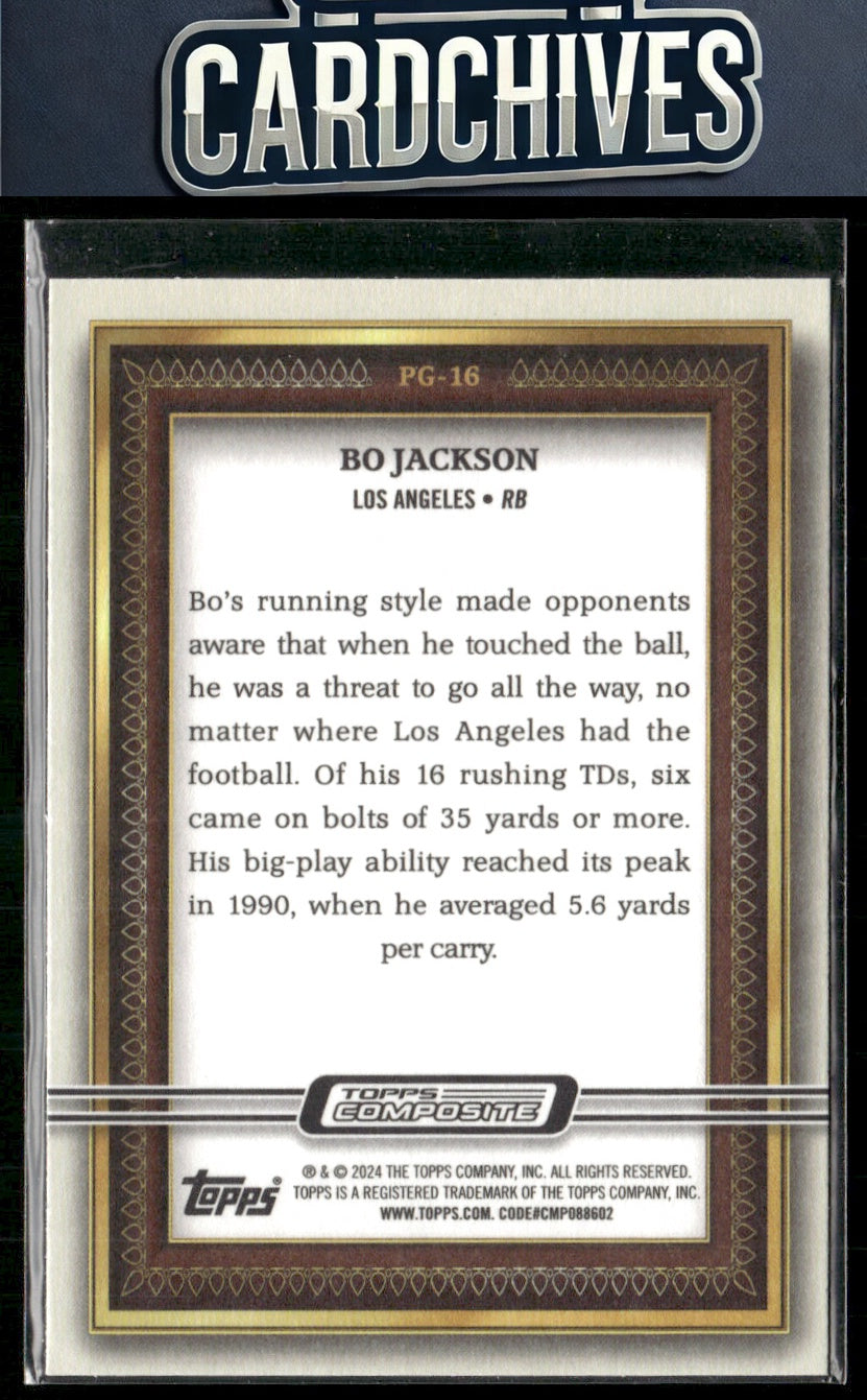Bo Jackson 2023 Topps Composite #PG-16 Portrait Gallery