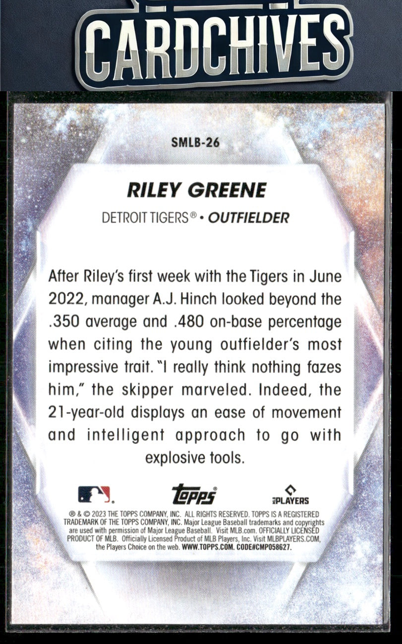 Riley Greene 2023 Topps #SMLB-26 Stars of MLB
